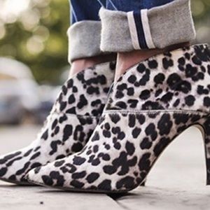 Boden Alexis Leopard Print Heel Boots Size 40